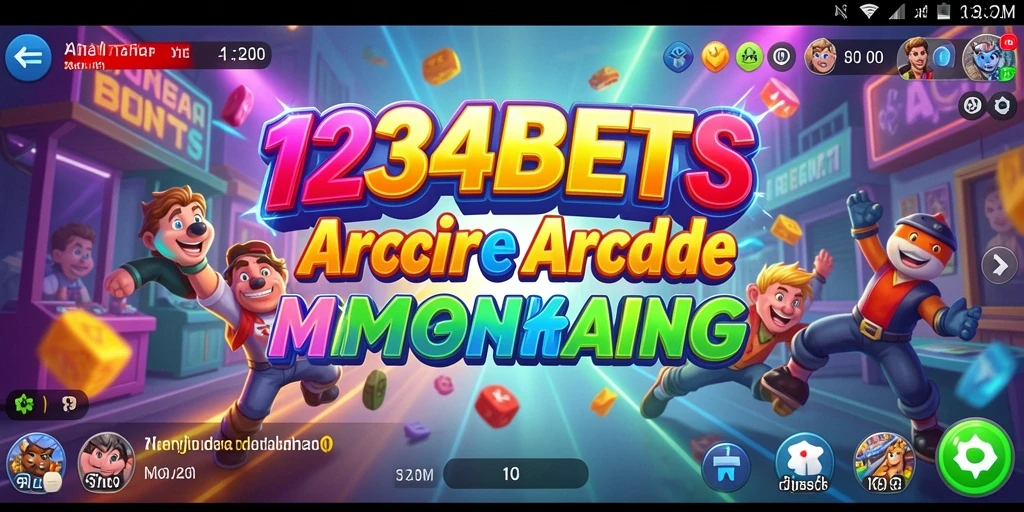 Tampilan gameplay seru dari 1234BETS dengan aksi Arcade yang menarik.