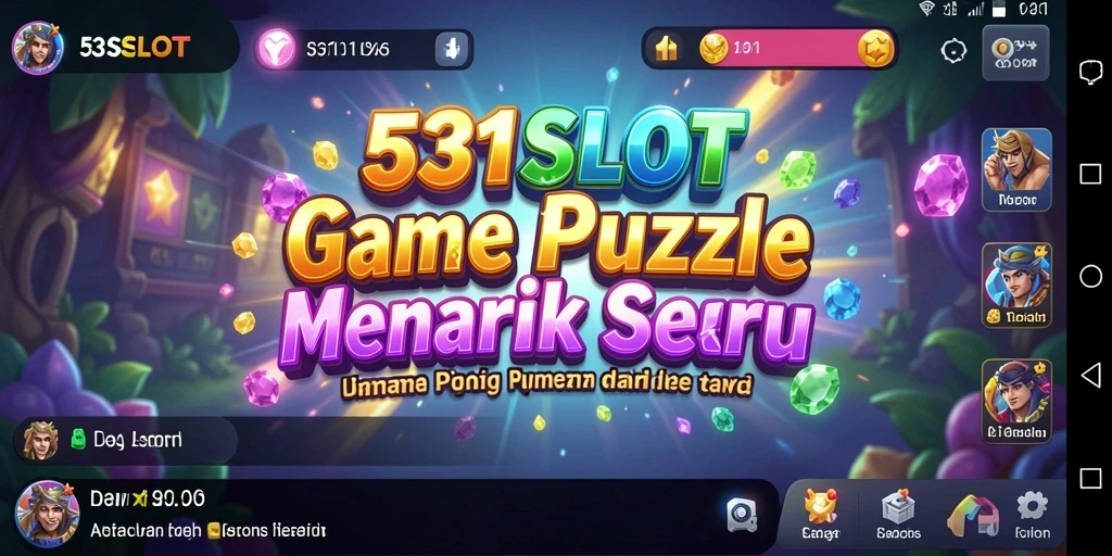 Tampilan gameplay 531SLOT yang penuh warna dan menantang.