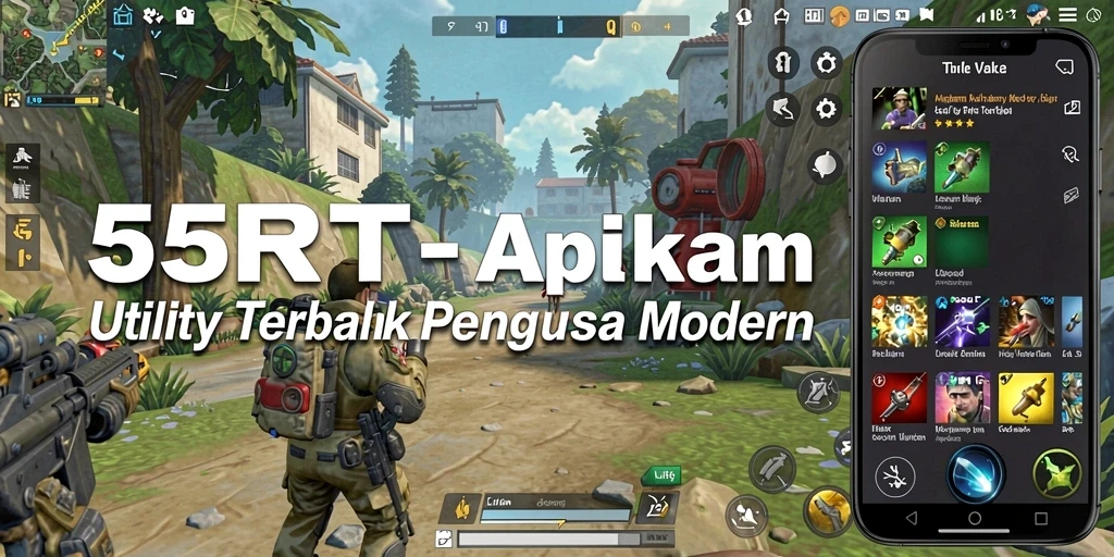 Tampilan antarmuka 55RT yang modern dan fungsional.