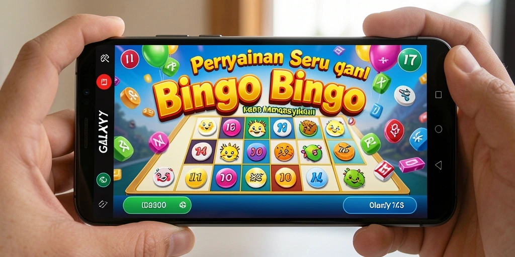 Tampilan utama gameplay Bingo yang menarik dan interaktif.