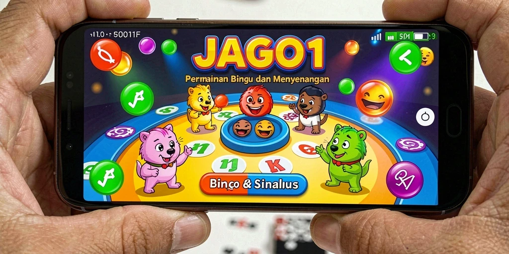 Tampilan gameplay seru dalam JAGO11 dengan pemain aktif dan papan Bingo.