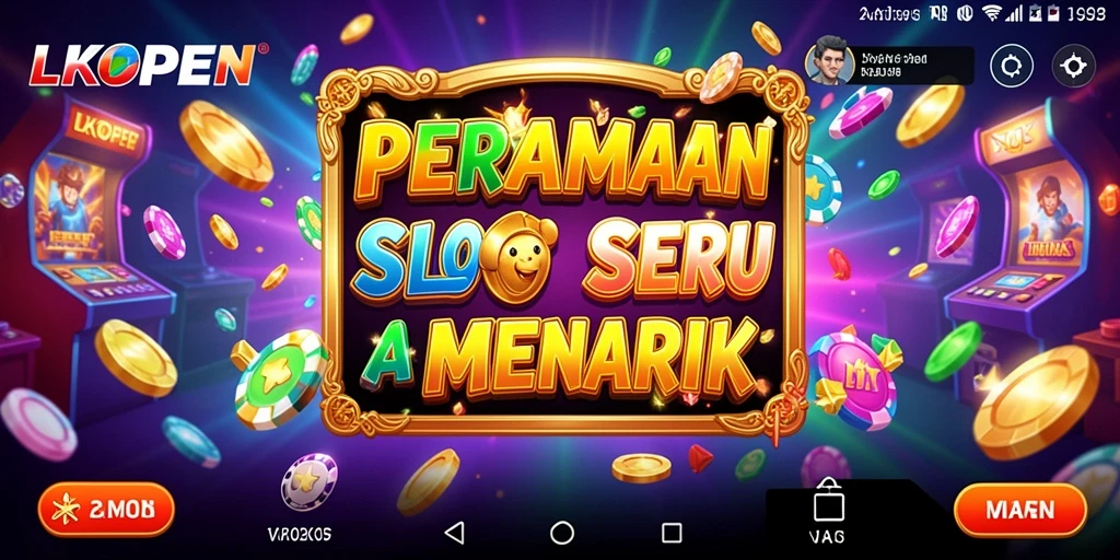 Tampilan gameplay LKOPEN yang menakjubkan dengan fitur Slot menarik.