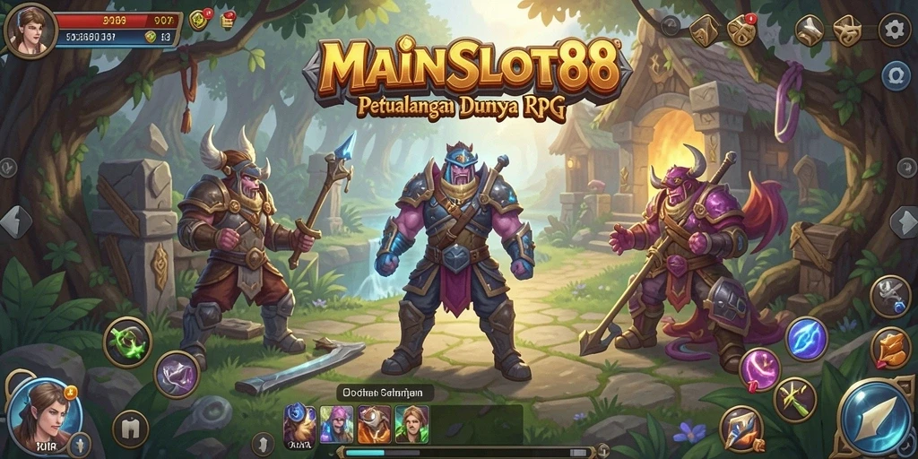 Tampilan strategi dan pertempuran seru dalam MAINSLOT88.