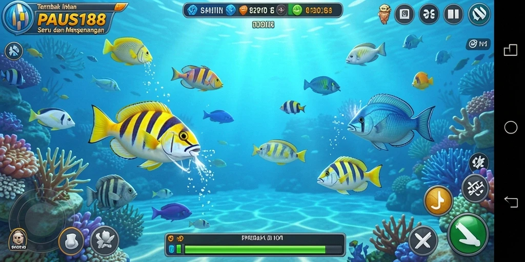 Tampilan menarik dari gameplay PAUS188 yang penuh aksi Tembak Ikan.