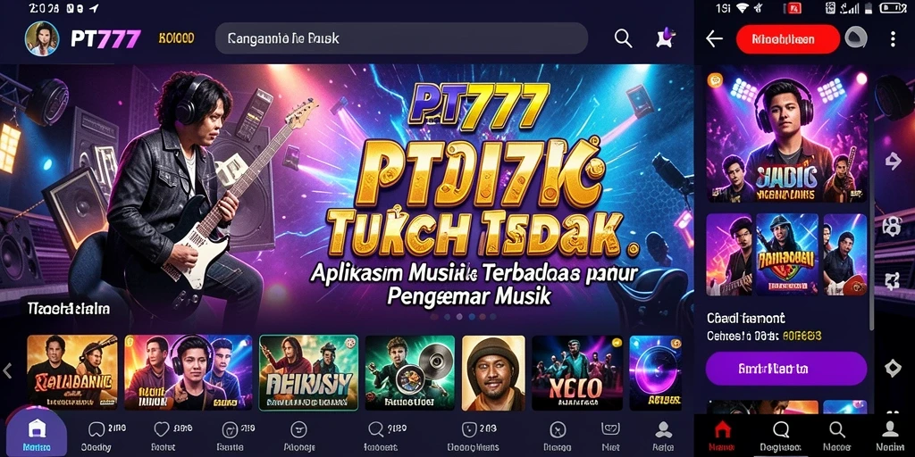 Tampilan gameplay PT777 yang menarik dan interaktif dalam menikmati musik.
