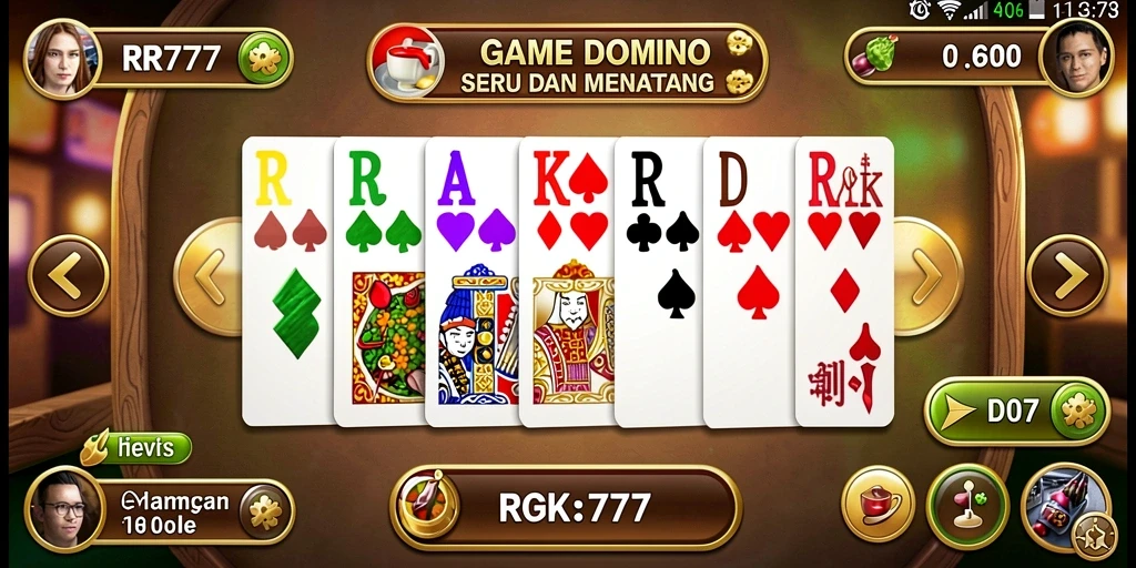 Screenshot gameplay RR777 yang seru dan interaktif.