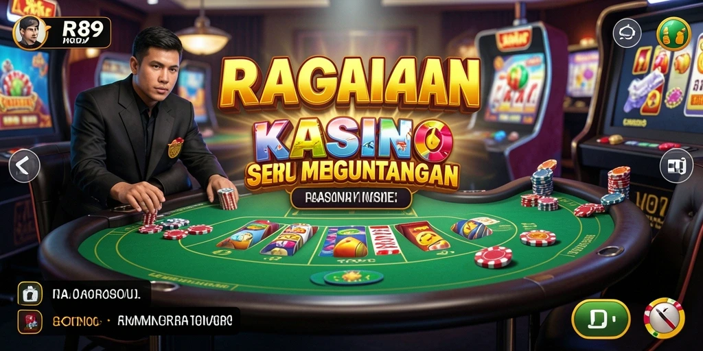 Tampilan permainan kasino yang menarik dan mengasyikkan di RR89.