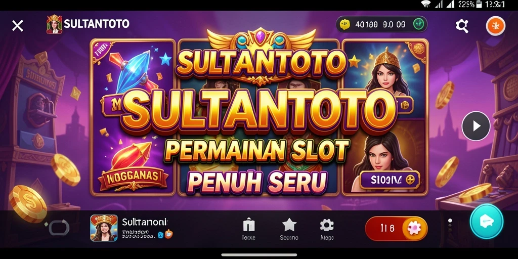Tampilan gameplay SULTANTOTO yang memukau dengan tema slot yang beragam.