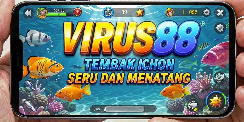 Tangkapan layar menarik dari gameplay Tembak Ikan di VIRUS88.