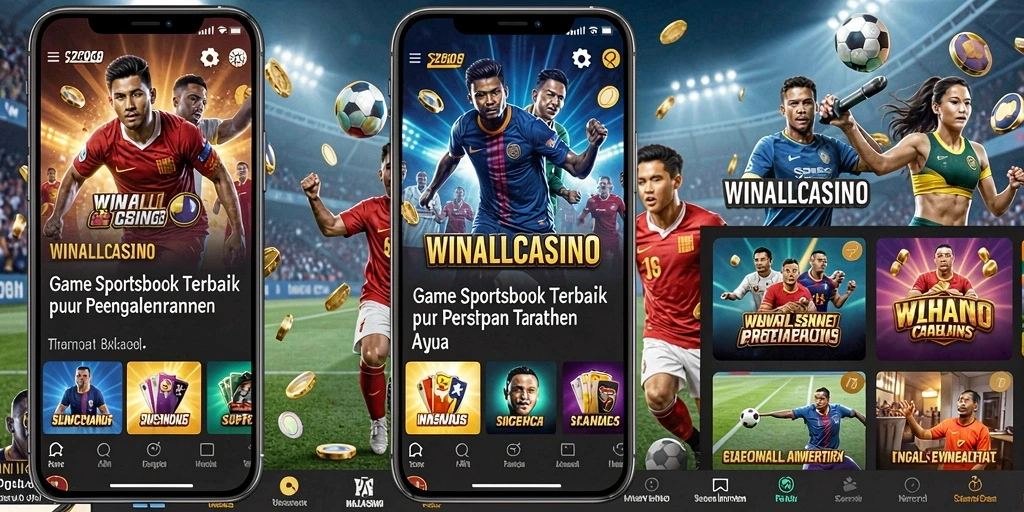 Tampilan screenshot gameplay yang menarik dan mendebarkan dari WINALLCASINO.